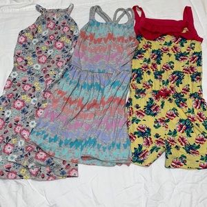 Girls Romper and Dresses size 6 / 6x
